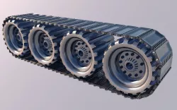 Tank wheel 3D model