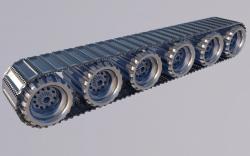 Tank wheels 3D model