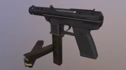 Tec-9 Low-poly  3D model