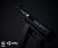 TEC-9 PBR Low-poly  3D model