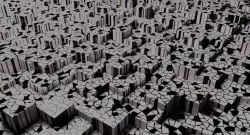the geometry of the cubes 4 Low-poly  3D model
