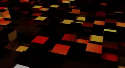 the geometry of the cubes 5 Low-poly  3D model