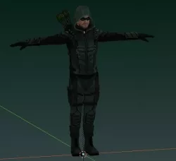 The Green Arrow CW  3D model