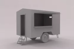 trailer 3D model