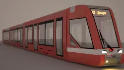 tram way 3D model