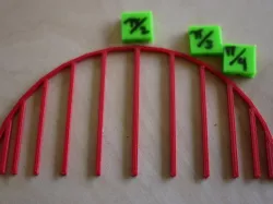 Unit Circle - 3D printed manipulative for deriving Sine Wave