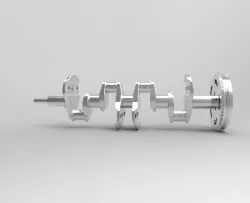 V8 Flatplane Crankshaft and Flywheel