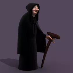 Witch 3D model