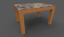 Wooden Table  3D model