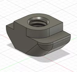 2020 Drop in T-Nut M4 x 0.70 Threaded