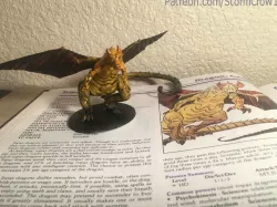 2nd Ed AD&D Topaz Dragon