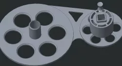 400ft to 100ft Bulk Film Respooler 