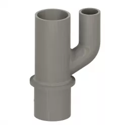 Adaptateur pour machine à laver / sèche linge, pour tube PVC diamètre 40