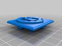 Aluminum Profile End Cap - 40x40 Adeptus Mechanicus