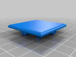 Aluminum Profile End Cap - 40x40 Plain