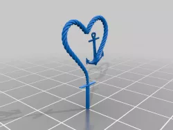 Anchor Cake Topper
