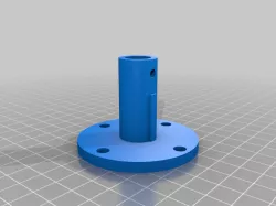 Anemometer flange