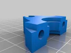 Anycubic Kossel - magball effector and custom arms from stock - volcano + 5015 + flying BMG extruder + belts tensioners