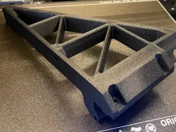 Black PSU replacement brace for Prusa i3 mk3s