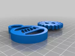 BMW GEAR KEY CHAIN