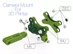 Camera mount for 3D printer (Timelapse)