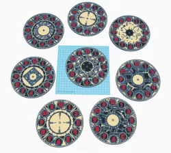 Clock series 1: Hellraiser (8 Clock faces)