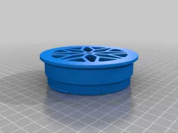 common 1980s style bathroom drain cover