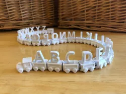 Customizable Alphabet Train