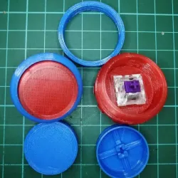 DBSF30-Lite A.K.A 30MM Arcade Button casing for cherryMX style switch