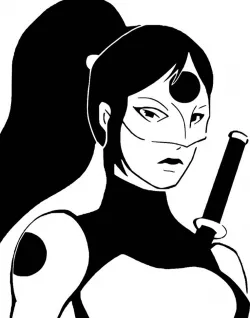 DC Katana stencil 2
