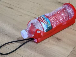 Dog Bowl Water Bottle Carrier With Lanyard and Belt Clip