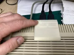 Dual HDMI housing for Amiga 500