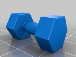 Dumbbell Earring
