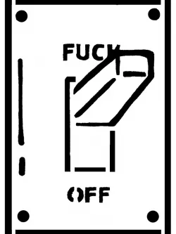 F switch stencil 