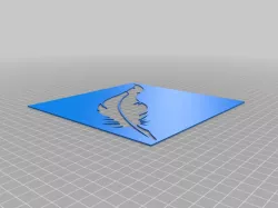 Feather Stencil
