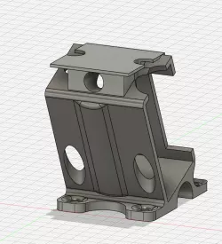 GoPro hero 3 mount for XL5-7 frame with Mag/Gps 