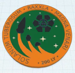 Great Raxxla Potato Hunt Medallion - Elite Dangerous