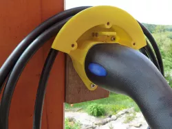 Halter für Typ 2 Stecker - Holder for type 2 plug