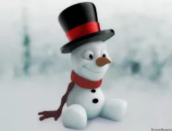 Happy snowman