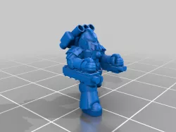 Heavy Space Marine Warhammer Epic Traveller 15mm Sci-fi