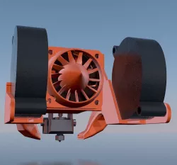 Hero Yourself Dual Blower Fan Part Cooler for Mosquito Hotend
