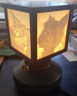 Lithophane Frame for IKEA TARNABY lamp