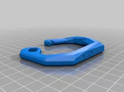 llavero 3d azul