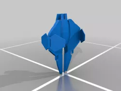 Low-poly ETA-2 Jedi starfighter
