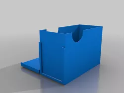 Magic The Gathering Stack-able Card Storage Boxes remixed for sleeves