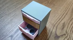 Mini kitchen cabinet with drawers