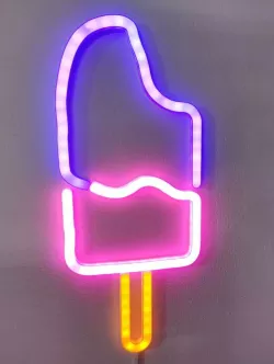 Neon light 3D printed