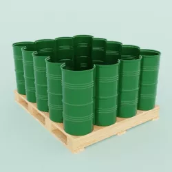 Pallet Pail Drum Bucket Napkin Holder Vase Mode  for Client