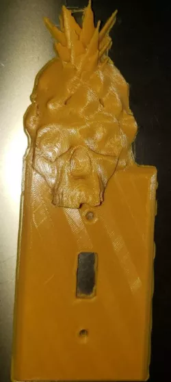 Pineapple Skull Light-switch Cover