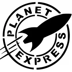 Planet Express stencil